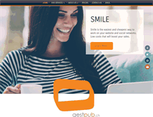 Tablet Screenshot of gestpub.ch